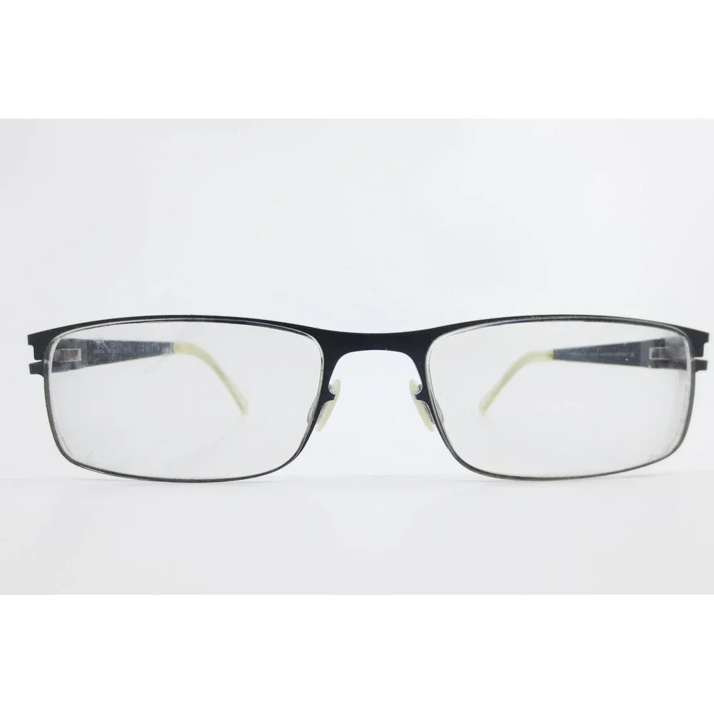 Mykita No1 Nigel Eyeglasses Col 277 Navy Blue Rectangular Metal Frames 52-17-140